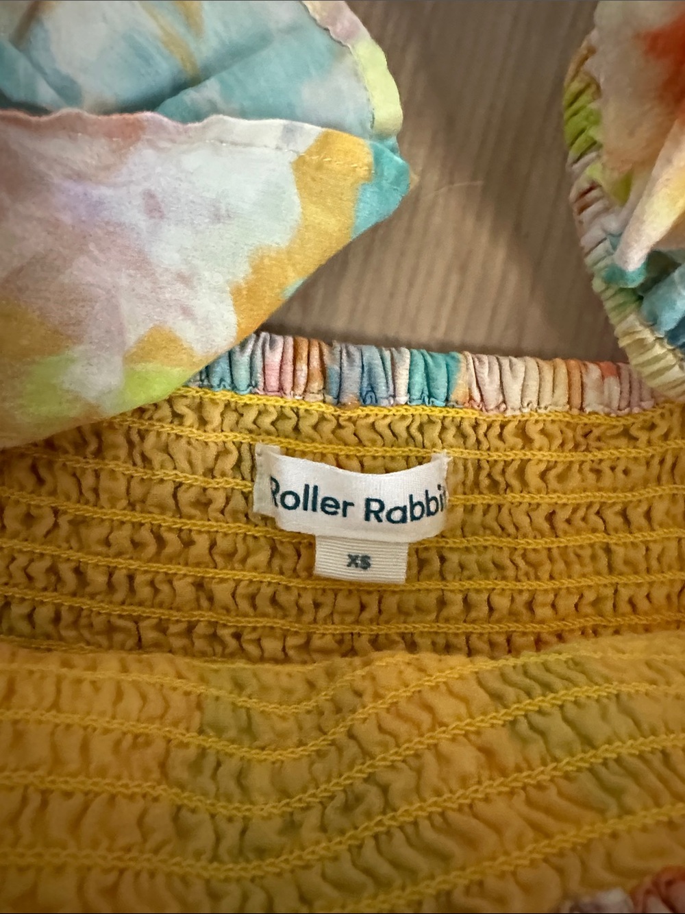 Roller Rabbit Multicolor Smocked Ruffle Tank - Picture 2 of 3